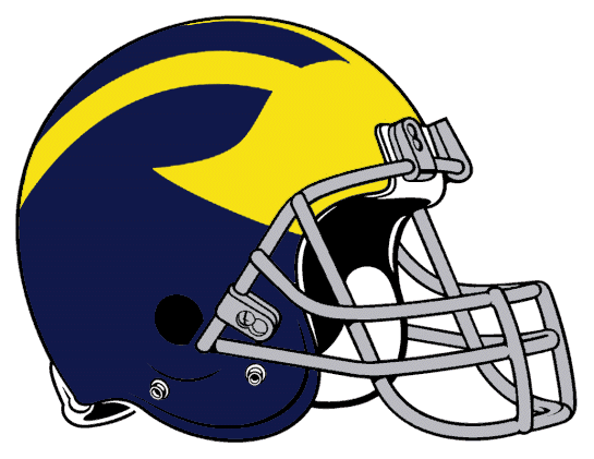 Michigan Wolverines 1969-1975 Helmet Logo iron on transfers for T-shirts